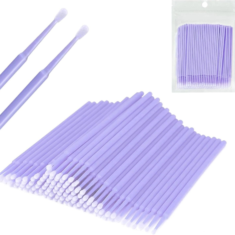 Woman Beauty Makeup - 100 stuks zachte wegwerp micro-wattenstaafjes wimperverlenging
