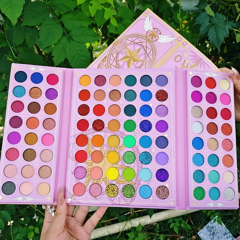 Beauty Book Makeup Kit - Kerst 96 Kleuren Oogschaduwplaat Glinstert Matte
