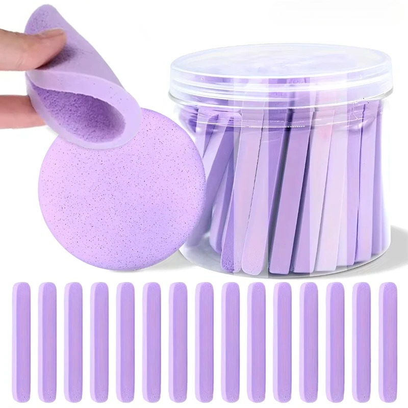 Kiss Beauty Makeup Remover - Compress Face Wash Puff met opbergdoos