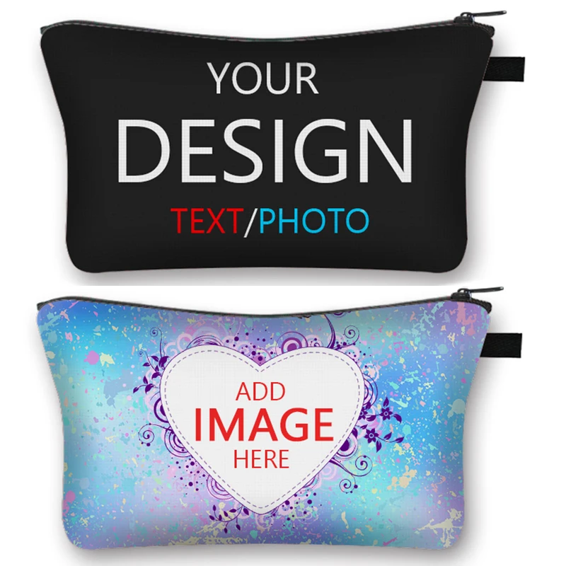 Beauty Makeup Names - Custom Foto Logo Cosmetische Case Gepersonaliseerde