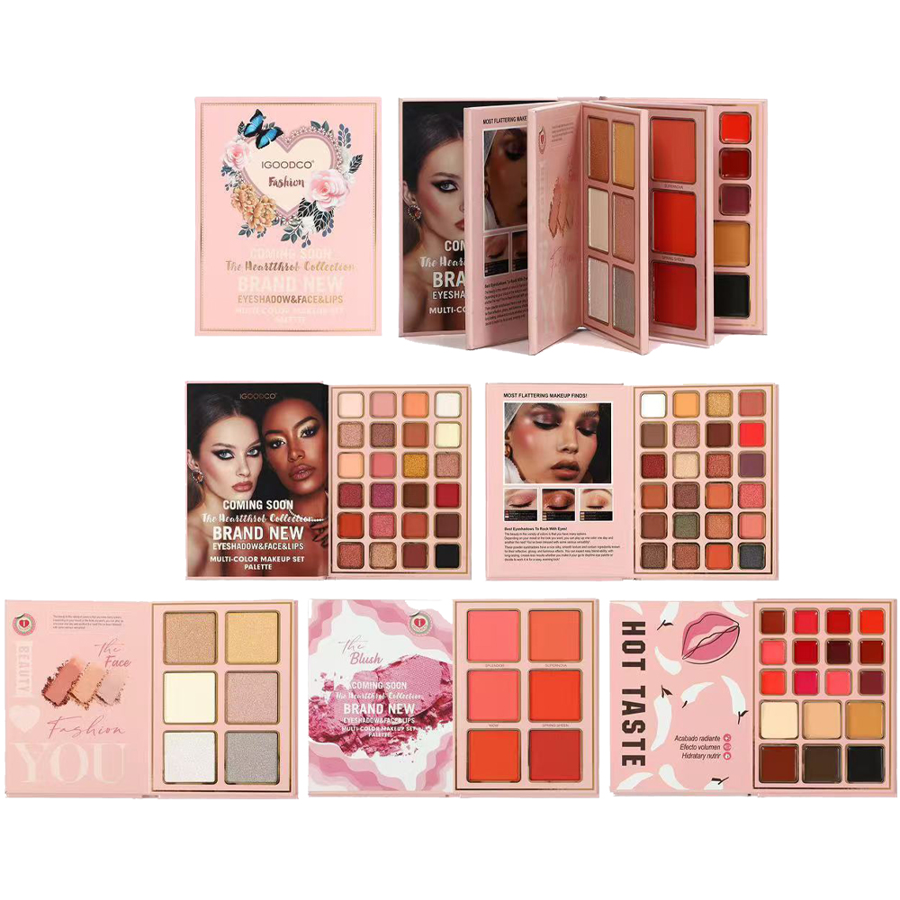 Beauty Book Makeup Kit - 78-kleuren glitter oogschaduwpalet mat waterdicht Bookish