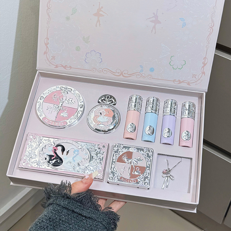 Beauty Book Makeup Kit - NICEKEY Roze Ballet Make-up Sets Inclusief