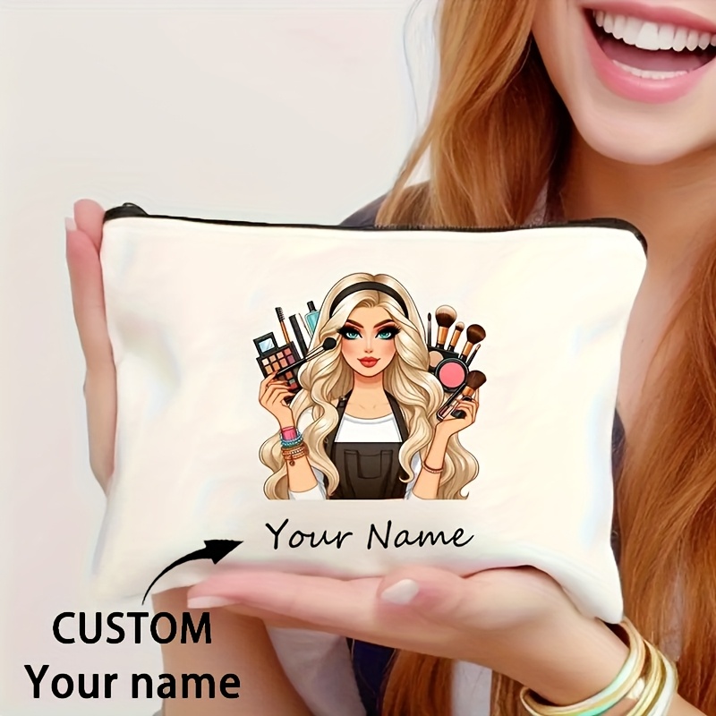 Beauty Makeup Names - 1-3 stuks op maat gemaakte make-uptas