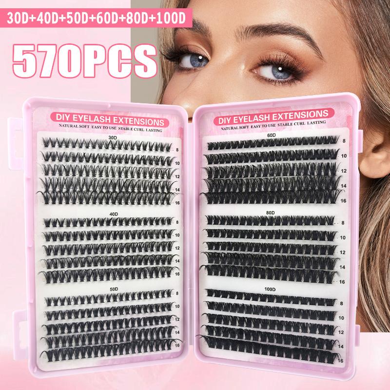 Beauty Book Makeup Kit - Individuele Wimperextensions 570 stuks 30D 40D