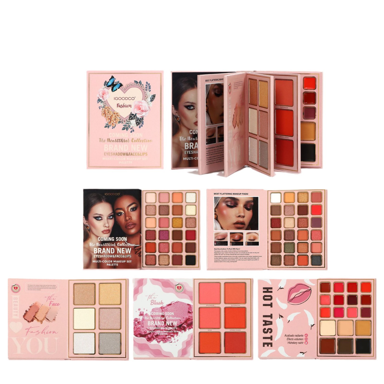Beauty Book Makeup Kit - Professionele 78-kleuren All-in-One make-up palette set,