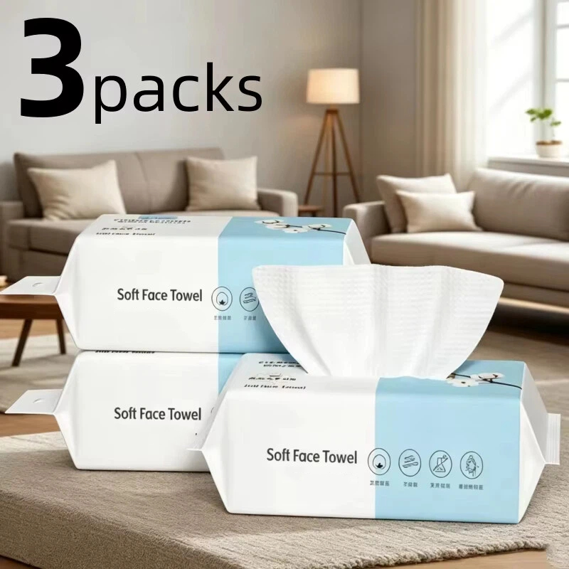Kiss Beauty Makeup Remover - Dikke wegwerp gezichtsdoekjes, zacht katoenen tissue,