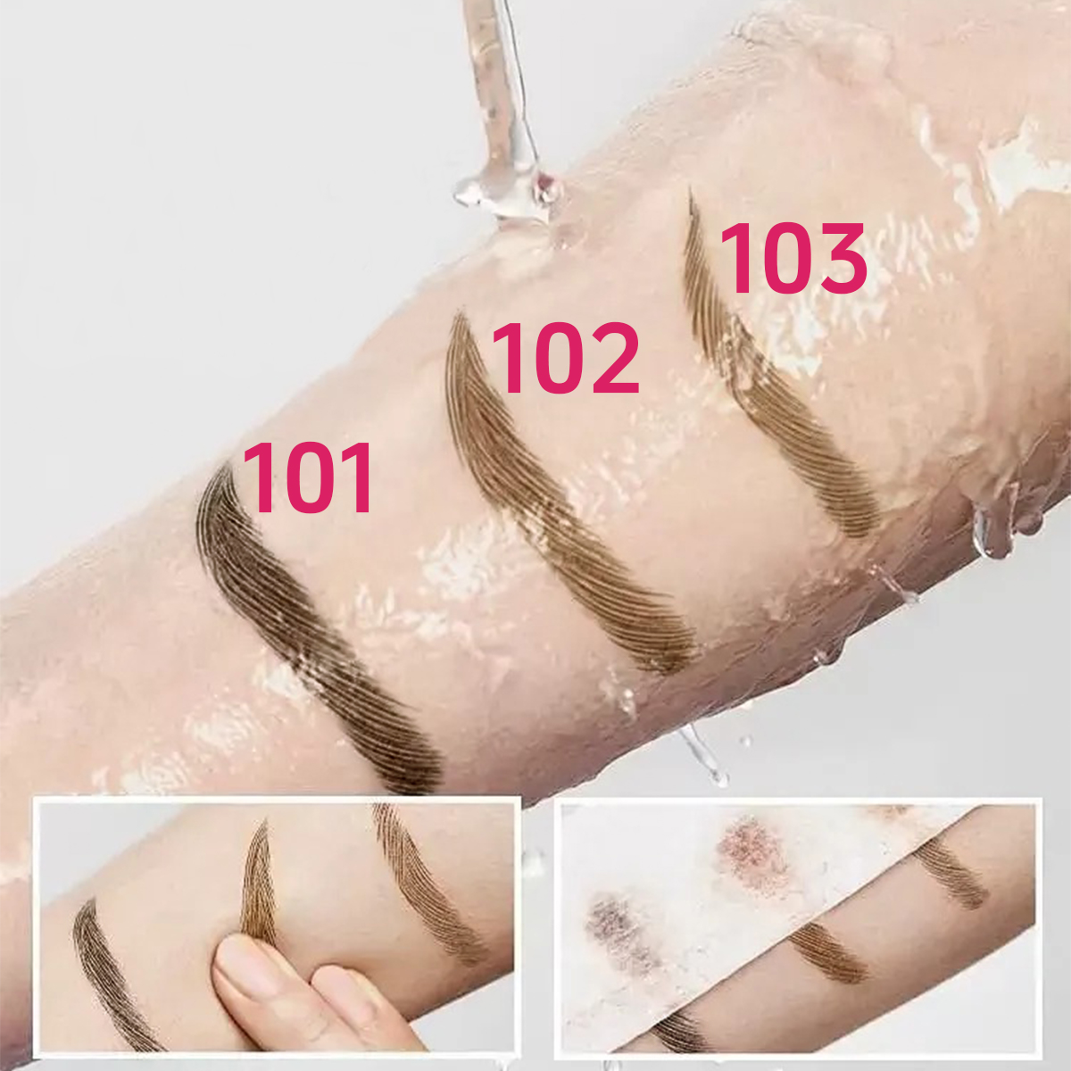3-kleuren waterdichte wenkbrau - Eyebrow Pomade Pencil recensie en prijs
