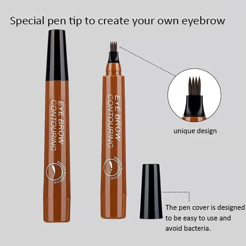4 Punten Wenkbrauwpotloden Wat - Eyebrow Pomade Pencil recensie en prijs