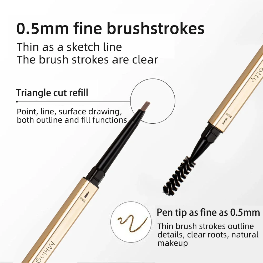 Dubbele kop wenkbrauwpotlood L - Eyebrow Pomade Pencil recensie en prijs