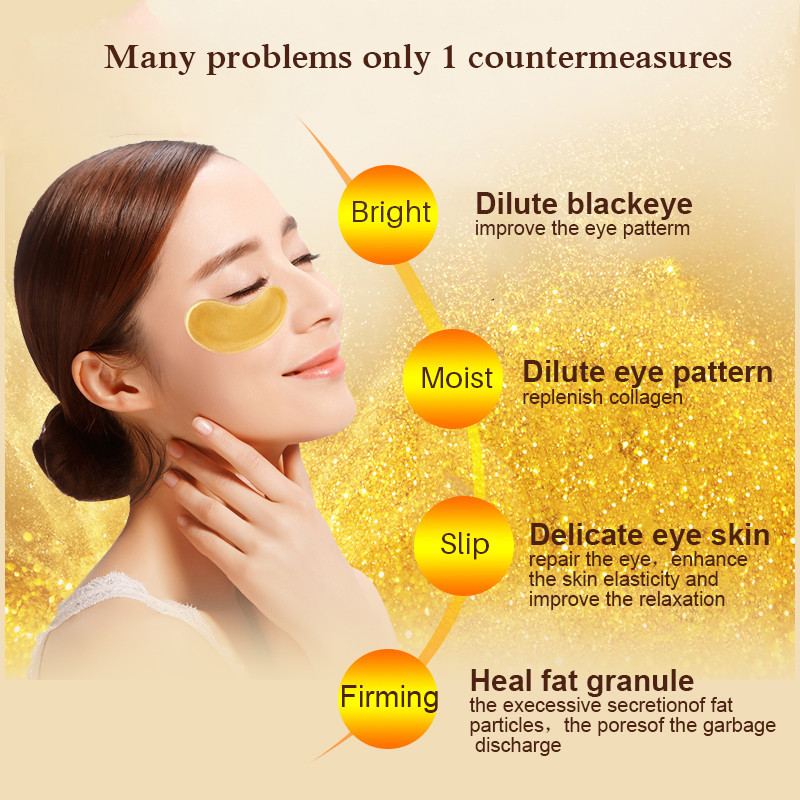 10/20 Stuks Gouden Kristal Col - Collagen Eye Patch recensie en prijs