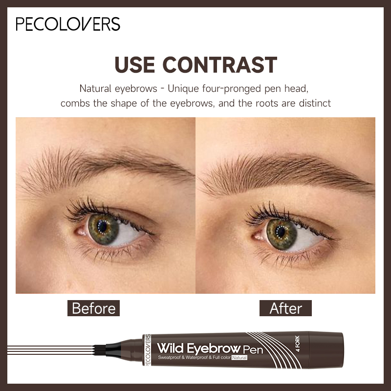 4 Vork Waterdichte Wenkbrauw P - Eyebrow Pomade Pencil recensie en prijs