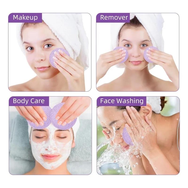 Compress Face Wash Puff met op - Kiss Beauty Makeup Remover recensie en prijs