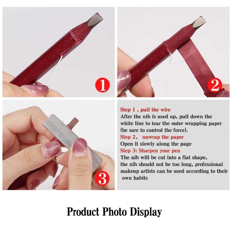 5 stuks wenkbrauwpotlood profe - Eyebrow Pomade Pencil recensie en prijs