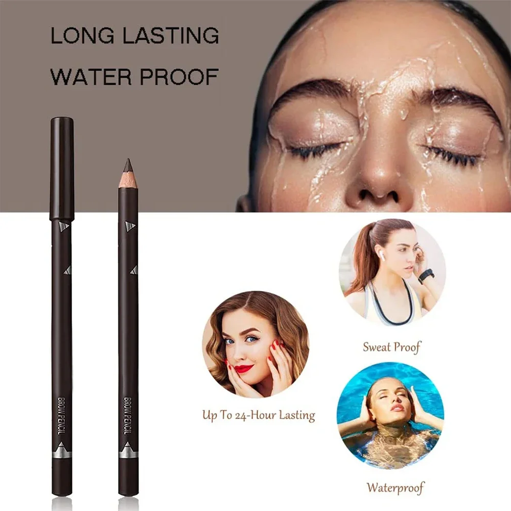 6/12 stuks wenkbrauwpotlood wa - Eyebrow Pomade Pencil recensie en prijs