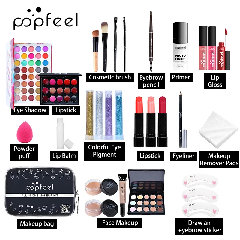 Make-up sets Oogschaduw Lippen - Beauty Book Makeup Kit recensie en prijs