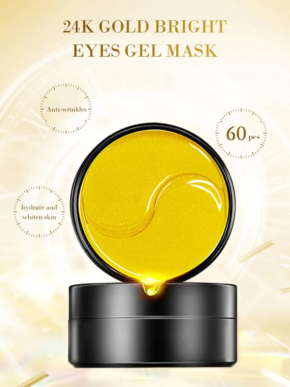 60 stks Gouden Hydraterende Oo - Collagen Eye Patch recensie en prijs